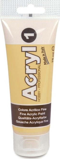 Colori Acryl - 75ml - oro - Primo Giochi e giocattoli/Attività creative/Accessori per disegnare e colorare/Pittura/Colori a tempera Eurocartuccia - Pavullo, Commerciovirtuoso.it