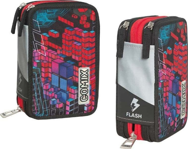 Comix flash astuccio 3 zip flash cube wave in Astucci Cartoleria Deja Vu - Crotone, commercioVirtuoso.it