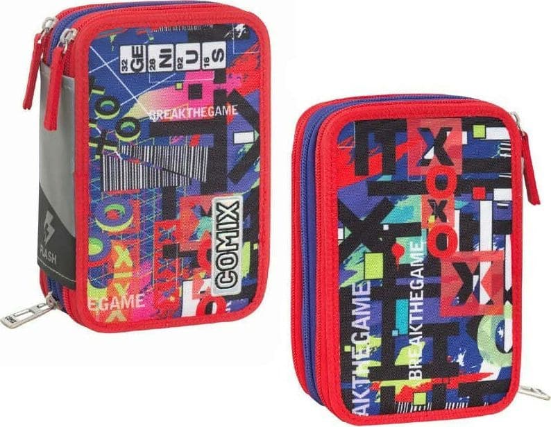 Comix flash astuccio 3 zip flash enjoy genius in Astucci Cartoleria Deja Vu - Crotone, commercioVirtuoso.it