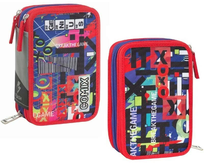 Comix flash astuccio 3 zip flash enjoy genius in Astucci Cartoleria Deja Vu - Crotone, commercioVirtuoso.it
