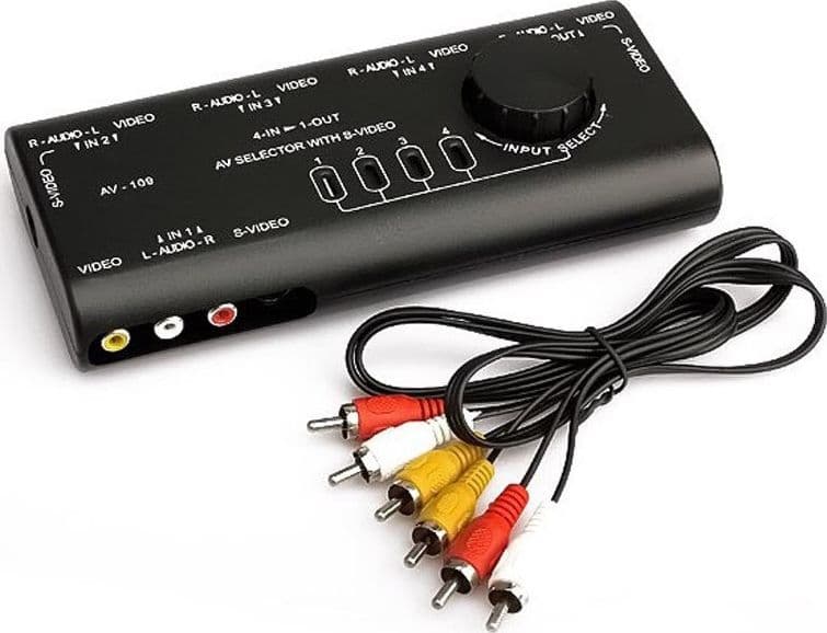 Commutatore Di Segnale Audio-video Av 4 In 1 Q-au51 Per Lettore Dvd Videocamera Elettronica/Home Audio e Hi-Fi/Accessori/Distributori/Selettori audio-video Trade Shop italia - Napoli, Commerciovirtuoso.it