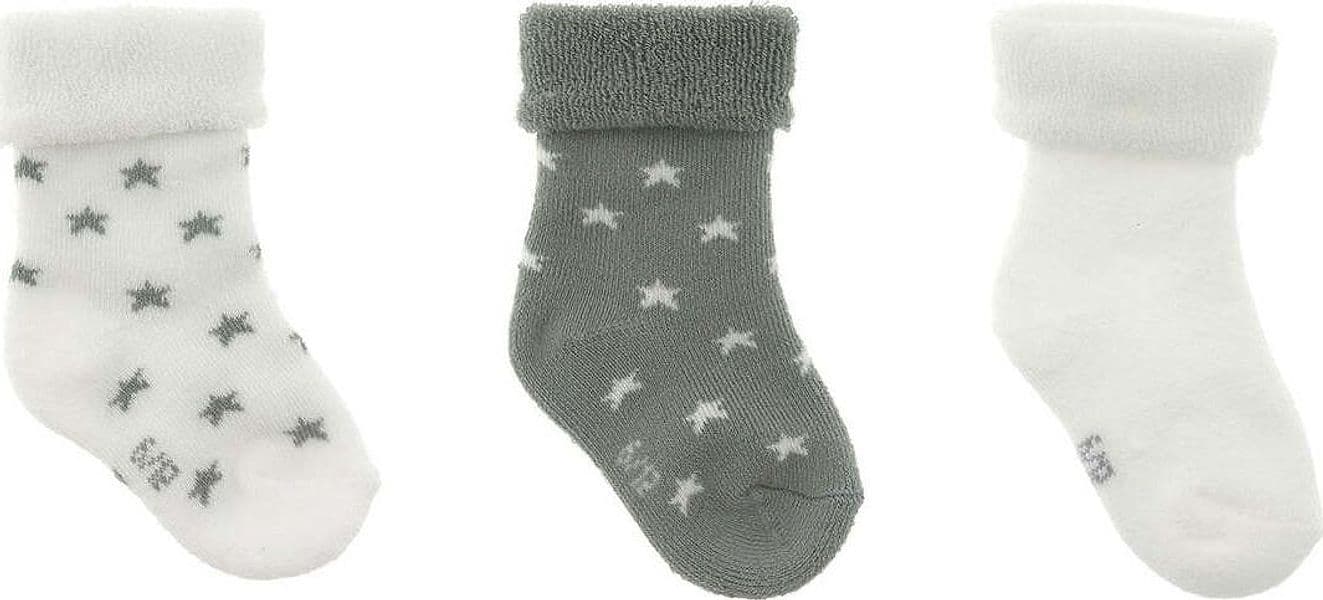 Completo 3 Calzine Star Grigio Taglia 0000 (15 - 16) Moda/Prima infanzia/Abbigliamento/Bambino 0-24/Calze e calzamaglie/Calzini La Casa Del Bebè - Napoli, Commerciovirtuoso.it