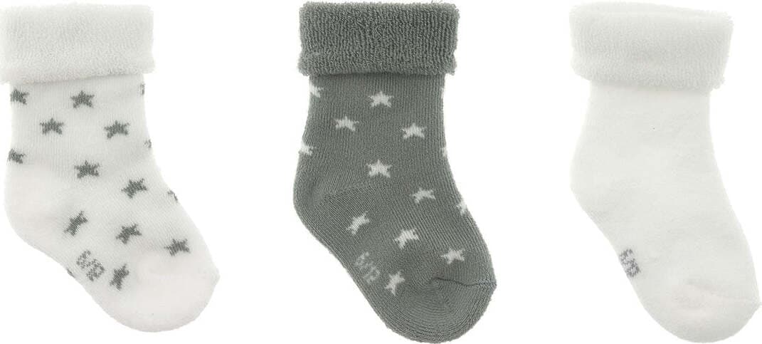 Completo 3 Calzine Star Grigio Taglia 0000 (15 - 16) Moda/Prima infanzia/Abbigliamento/Bambino 0-24/Calze e calzamaglie/Calzini La Casa Del Bebè - Napoli, Commerciovirtuoso.it
