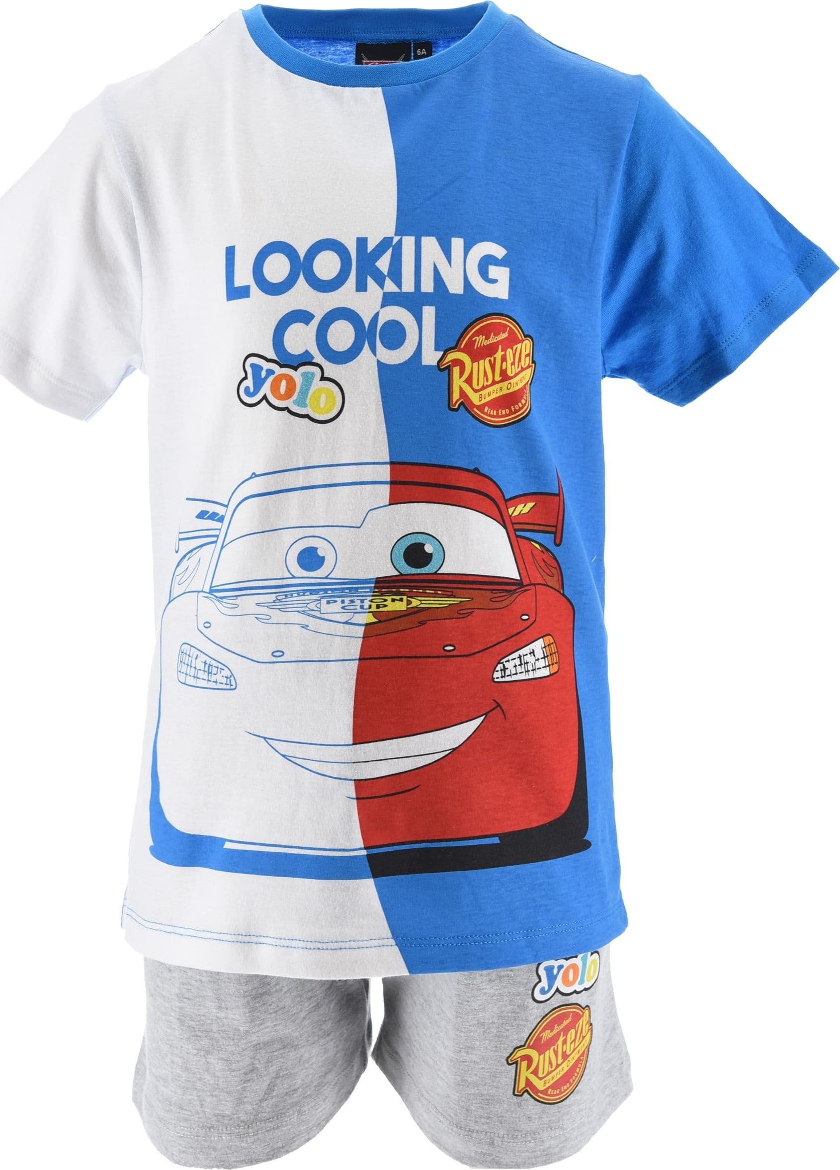 Completo Cars t-shirt con pantaloncinida 3 a 8 anni Moda/Bambini e ragazzi/Abbigliamento/Completi e coordinati/Completi due pezzi con pantaloncino Store Kitty Fashion - Roma, Commerciovirtuoso.it