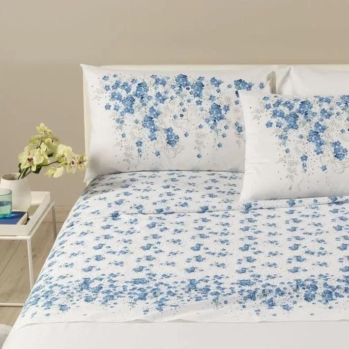 Completo-lenzuola-matrimoniale-Caleffi-art.Myosotis-colore-bluette-lenzuolo-superiore-cm-240x280-lenzuolo-sotto-180x200-con-angoli-cm-25-due-federe-cm-50x80-100%-cotone