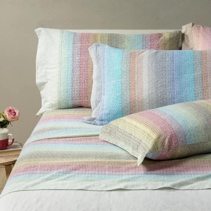 Completo Lenzuola Singola In Flanella Di Cotone Caleffi Art.bolero Colore Azzurro Casa e cucina/Tessili per la casa/Biancheria da letto/Lenzuola e federe/Set di lenzuola e federe Biancheria Arredo Home - Nola, Commerciovirtuoso.it