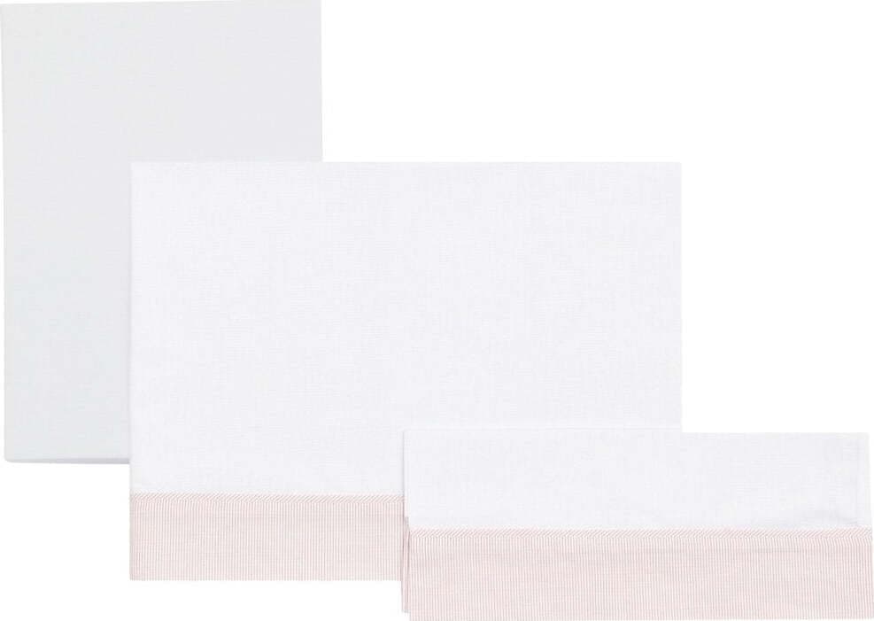 Completo Lettino 3 Pz. 120X180X1 Cm Star Rosa Casa e cucina/Tessili per la casa/Biancheria per culle e lettini/Biancheria bebè/Completi da lettino con sbarre La Casa Del Bebè - Napoli, Commerciovirtuoso.it