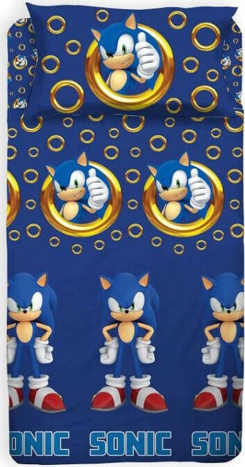 Completo-letto-singolo-in-puro-cotone-100%-prodotto-ufficiale-sonic-set-lenzuola-letto-con-federa-e-lenzuolo-sotto-con-angoli