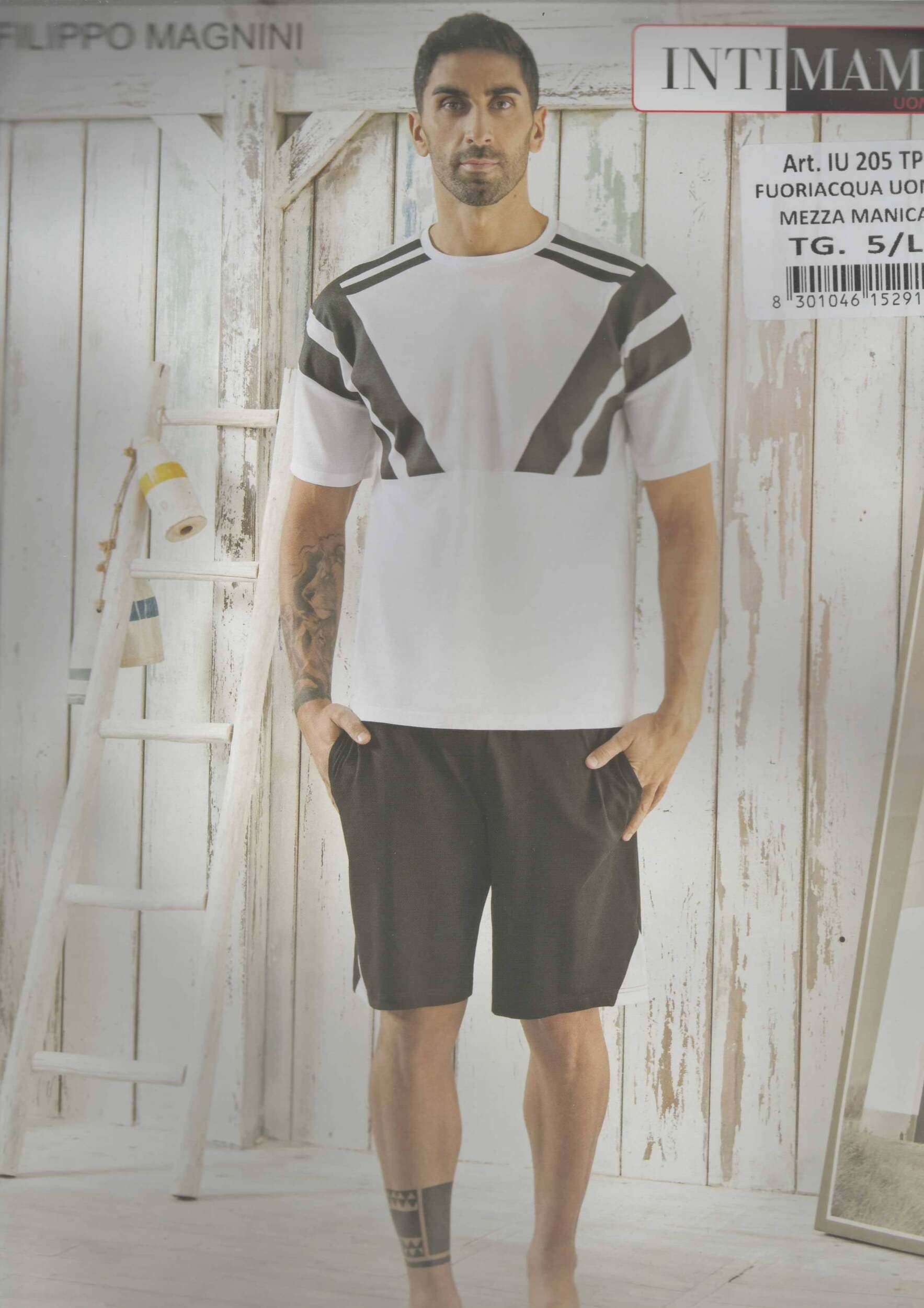 Intimami Completo Sport Uomo Pantaolni Pantaloncini Corti T-shirt Maniche Corte Completo Allenamento Sportivo Estate EstivoART. IU 205 COMPLETO UOMO L'Orchidea - Siderno, Commerciovirtuoso.it