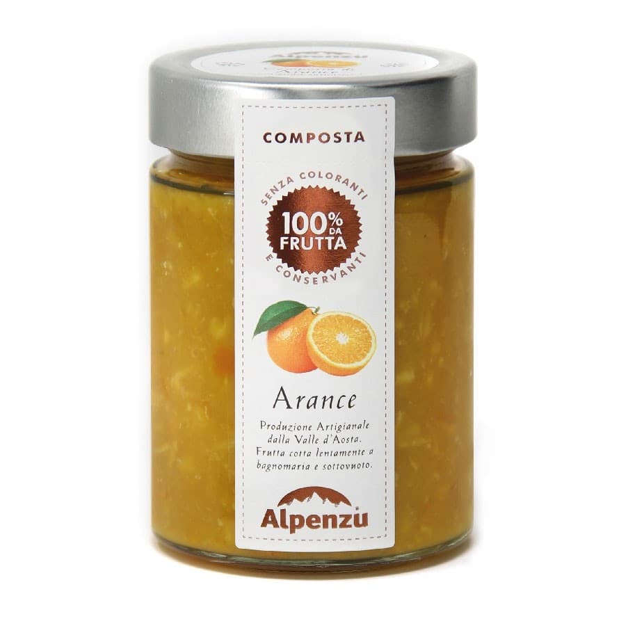 Composta di Arance 100% frutta Alimentari e cura della casa/Marmellate miele e creme spalmabili/Marmellate e confetture/Burro di frutta MariTea bottega del Tè - Lodi, Commerciovirtuoso.it