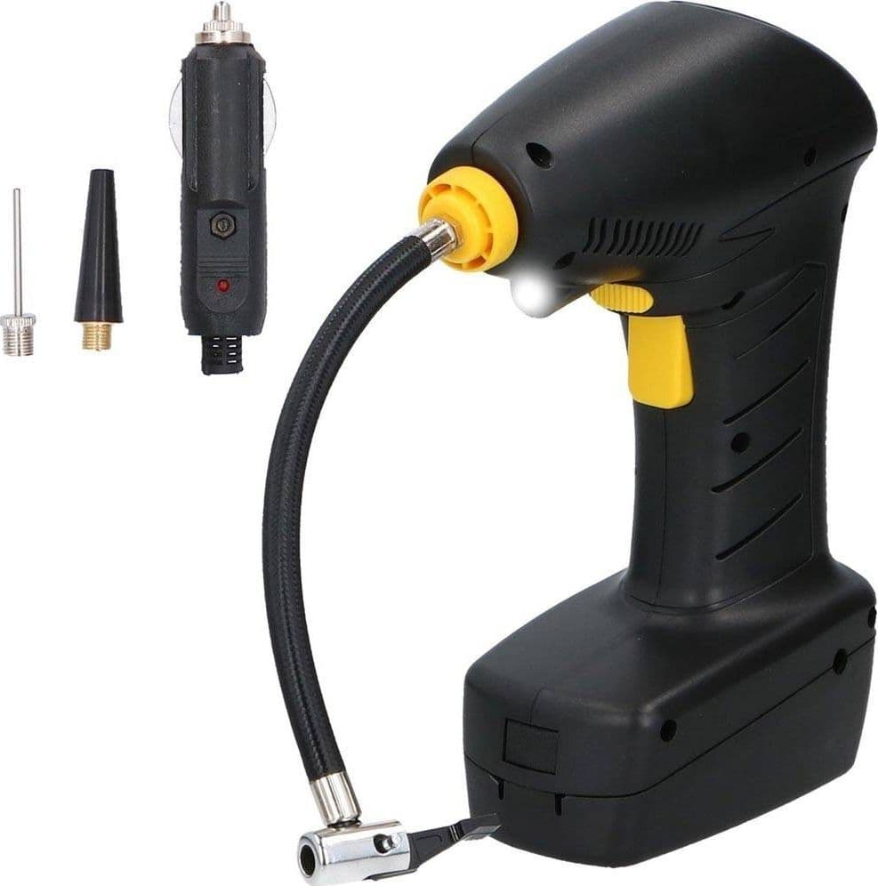 Compressore Aria Auto Portatile 12v Ruote Auto Con Luce Led Beccucci Gonfiabili Fai da te/Utensili elettrici e a mano/Utensili elettrici/Compressori d'aria Trade Shop italia - Napoli, Commerciovirtuoso.it
