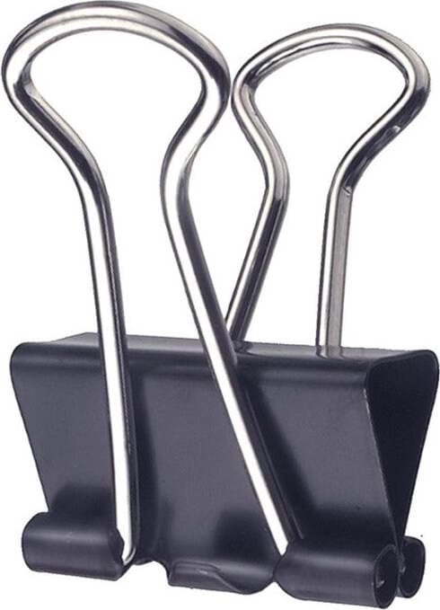 CONDY-MASIDEF--12-FERMAGLI-CLIPS-25-MM-NERO