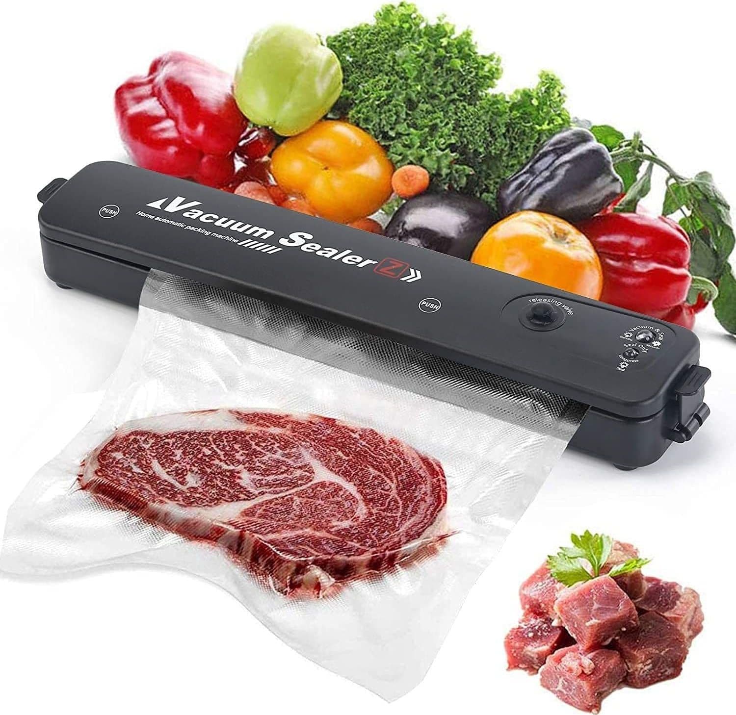 Confezionatrice Macchina Sottovuoto Elettrico Portatile Per Alimenti 90w Q-z100 Casa e cucina/Elettrodomestici per la cucina/Macchine sottovuoto per alimenti Trade Shop italia - Napoli, Commerciovirtuoso.it