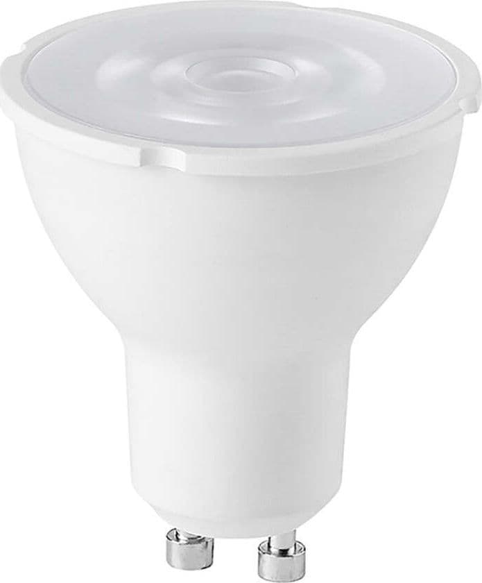 Confezione-10-Lampadine-Gea-Led-GLA243C-7W-a-590lm-LED-GU10-38°-attacco-baionetta-luce-concentrata