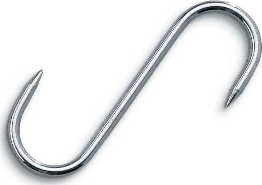 Confezione 10 Pezzo Di Ganci Da Macellaio Per Appendere Tutto Inox Mm 60X3 Ausonia - 58299 in Ganci a S Ausonia - Maniago, commercioVirtuoso.it