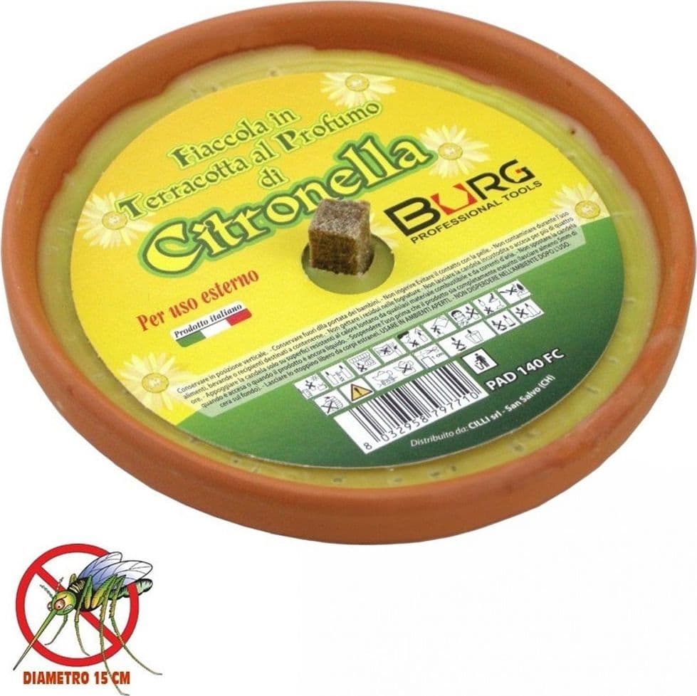 CONFEZIONE 10 x CANDELA CITRONELLA IN TERRACOTTA DIAMETRO 10 cm ANTIZANZARE Casa e cucina/Decorazioni per interni/Candele e portacandele/Candele/Candele in vasetto Trade Shop italia - Napoli, Commerciovirtuoso.it