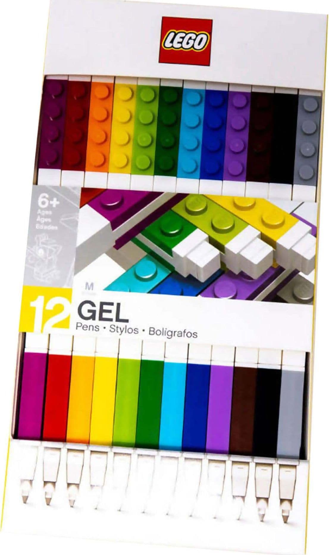 Confezione 12x Penne Gel Colorate Lego 12 Penne Multicolore A Sezione Quadrata Con Base Lego Su Estremità in Penne roller a inchiostro gel Cartolibreria La Fenice - Spadafora, commercioVirtuoso.it
