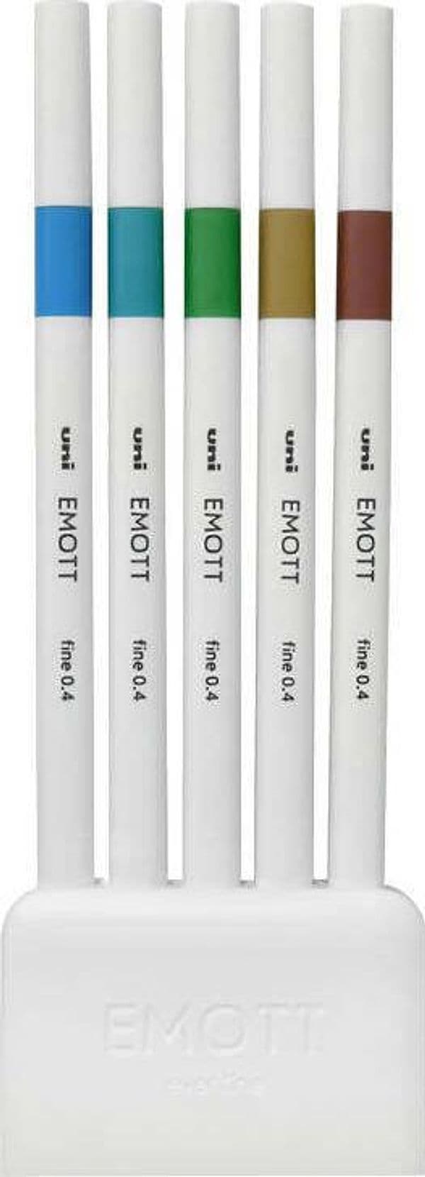 Confezione 5 Pz Pennarelli Emott Kit 5 Pezzi Colori Island N.04 Base Quadrata Bordi Arrotondati Inchiostro A Base D'acqua Massima Resistenza in Pennarelli per disegno Cartolibreria La Fenice - Spadafora, commercioVirtuoso.it