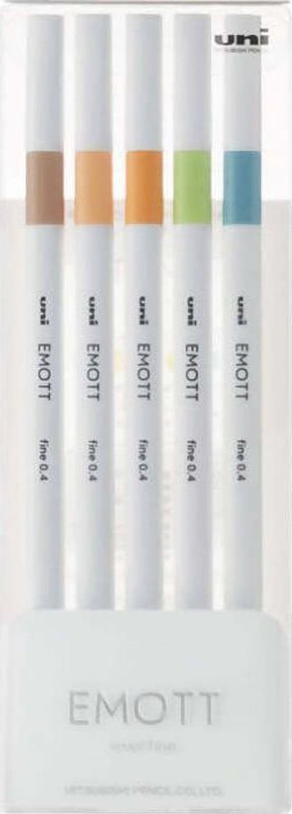 Confezione 5 Pz Pennarelli Emott Kit 5 Pezzi Colori Nature N. 06 Forma Quadrata Bordi Arrotondati Inchiostro A Base D'acqua Massima Resistenza in Pennarelli per disegno Cartolibreria La Fenice - Spadafora, commercioVirtuoso.it