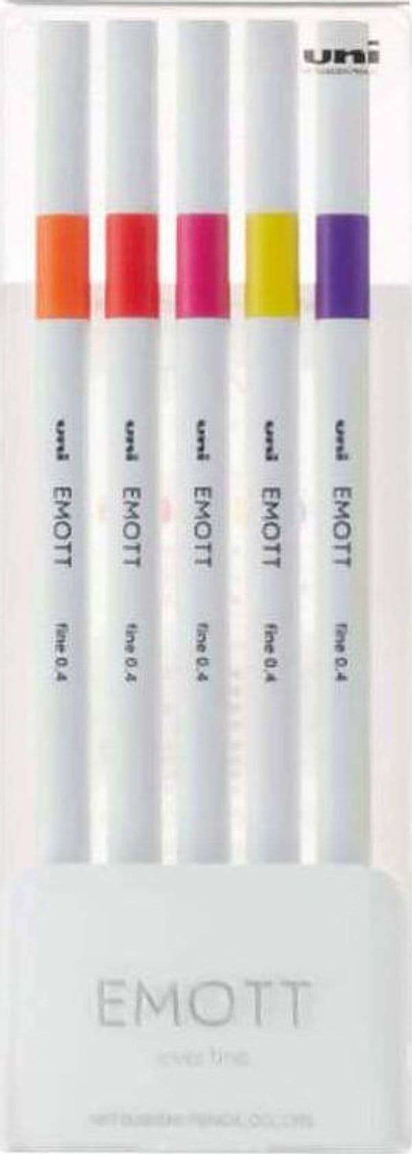 Confezione 5 Pz Pennarelli Emott Kit 5 Pezzi Colori Passion N.02 A Forma Quadrata Bordi Arrotondati Inchiostro A Base D'acqua Massima Resistenza in Pennarelli per disegno Cartolibreria La Fenice - Spadafora, commercioVirtuoso.it