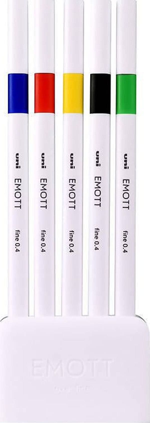 Confezione 5 Pz Pennarelli Emott Kit 5 Pezzi Colori Vivid N.01 Forma Quadrata Bordi Arrotondati Inchiostro a Base D'acqua Massima Resistenza in Pennarelli per disegno Cartolibreria La Fenice - Spadafora, commercioVirtuoso.it