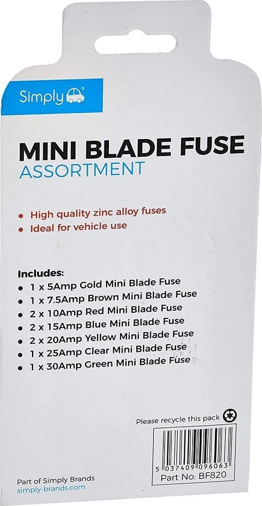 Confezione Da 10 Pezzi Mini Fusibili Assortiti Per Auto Camion Barca Camper Auto e Moto/Parti per auto/Fusibili/Fusibili piatti Trade Shop italia - Napoli, Commerciovirtuoso.it