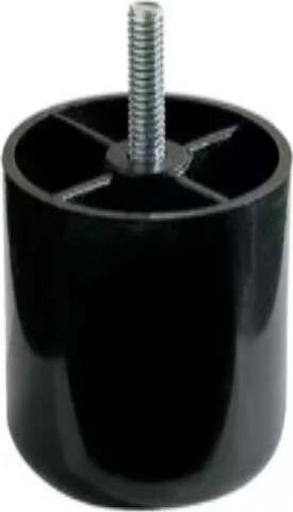 CONMETALL---PIEDINO-IN-PLASTICA-CON-PERNO-10CM
