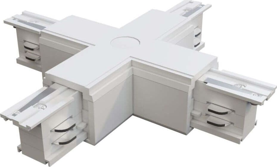 Connettore-A-X-Per-Binario-Plastica-Bianco