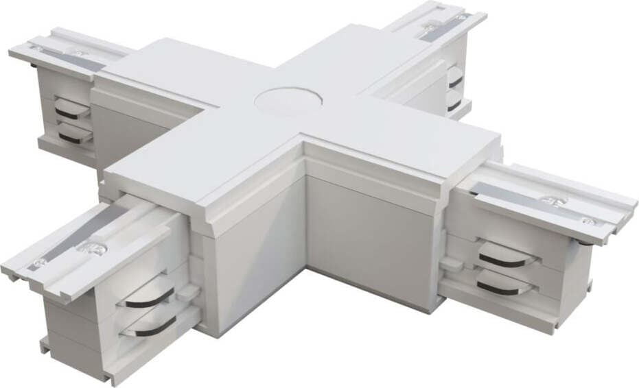 Connettore-A-X-Per-Binario-Plastica-Bianco