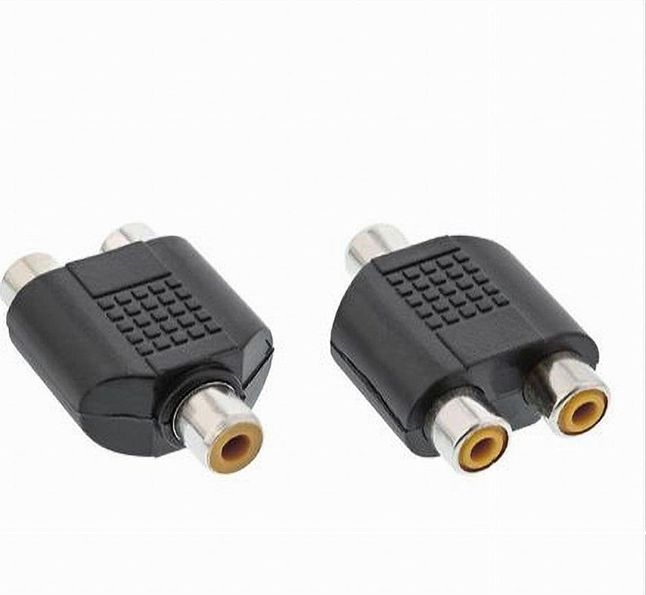 CONNETTORE ADATTATORE SPLITTER RCA FEMMINA A 2 AUX RCA FEMMINA AUDIO VIDEO C-026 in Connettori RCA Trade Shop italia - Napoli, commercioVirtuoso.it