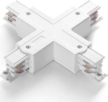 Connettore-Di-Sospensione-Per-Sistema-Binario-A-X-Bianco