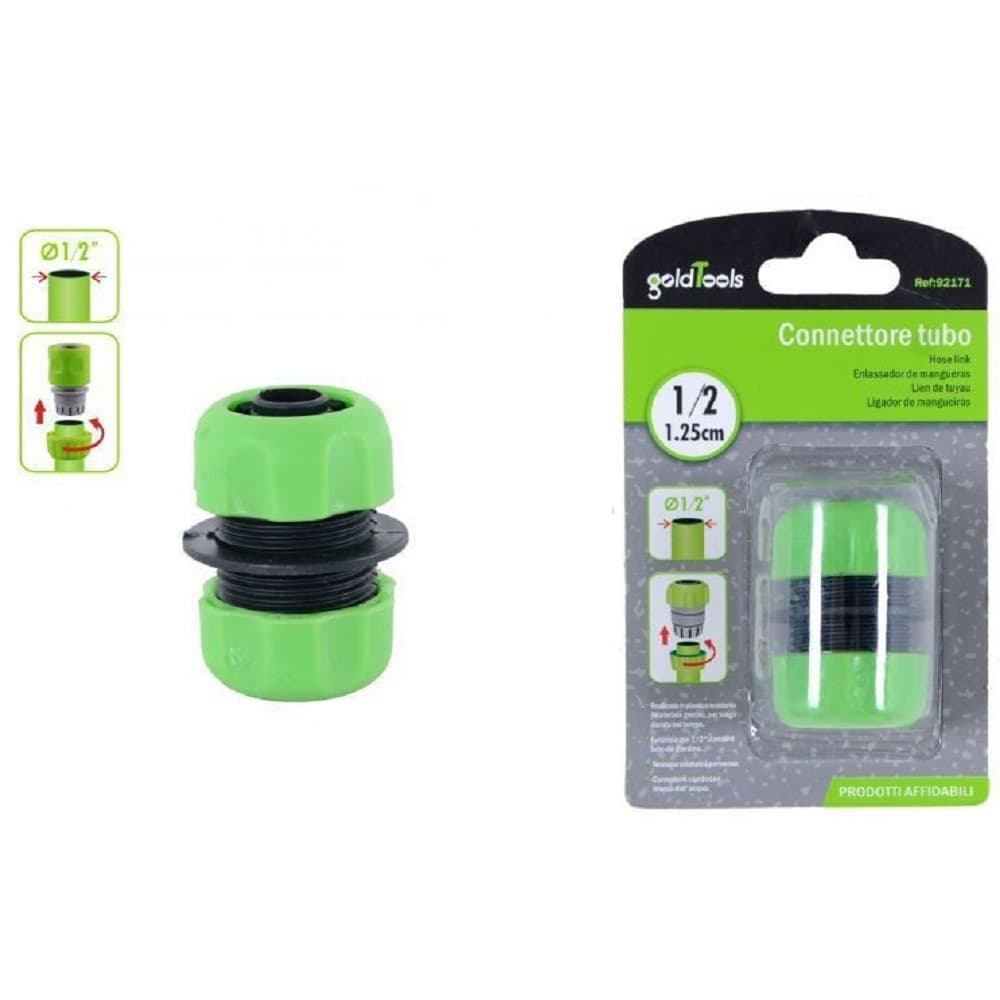Connettore Giunzione Tubi Da 1/2? Innesto Riparatore In Plastica Giardino 92171 Giardino e giardinaggio/Attrezzi da giardino e attrezzature per l'irrigazione/Attrezzature per l'irrigazione/Pompe e accessori/Parti e connettori Trade Shop italia - Napoli, Commerciovirtuoso.it