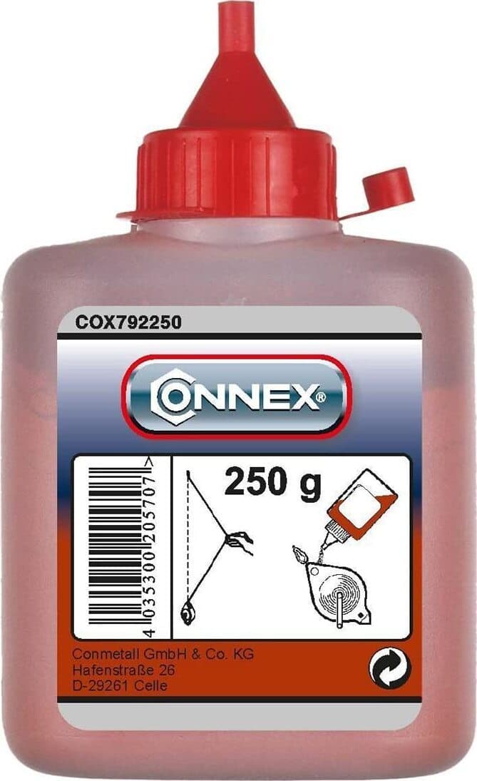 CONNEX---POLVERE-TRACCIARIGHE-250gr---COLORE-ROSSO