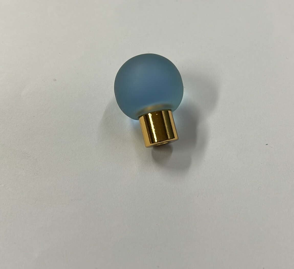 CONNEX---POMOLO-IN-VETRO-AZZURRO-BASE-ORO-DIAMETRO-25MM