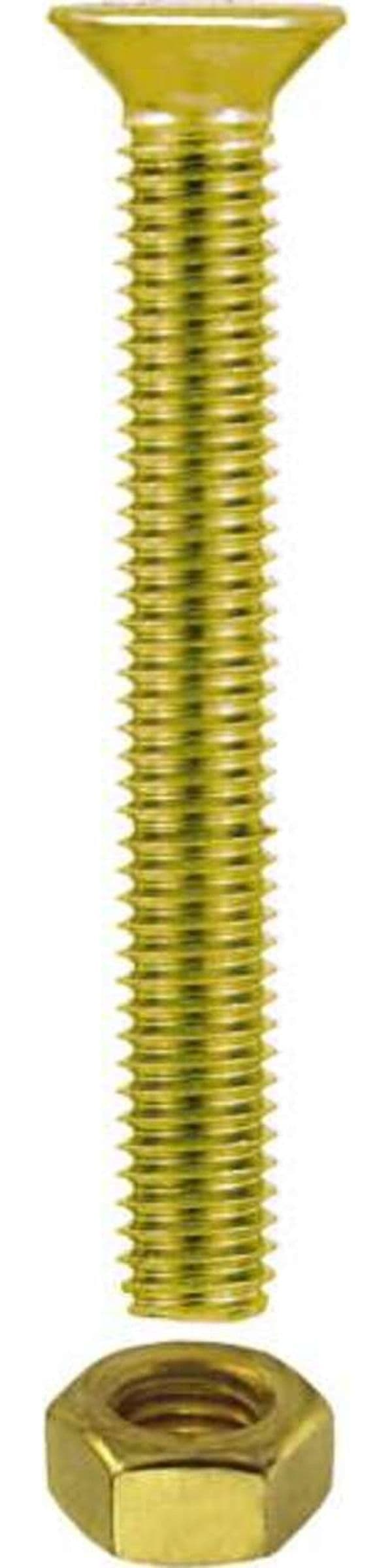 CONNEX---VITI-PER-METALLO-TESTA-PIANA-SVASATA-OTTONE---15-PZ.---4-X-10-MM.