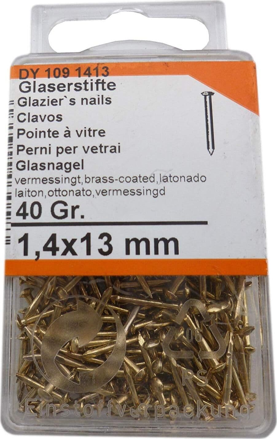 CONNEX--BLISTER-40gr-DI-CHIODI-VETRAI-OTTONATI-1,4x13mm