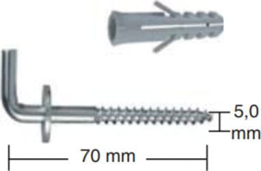 CONNEX-MASIDEF---4-CANCANI-ZINCATI-CON-TASSELLI-5,0X70mm
