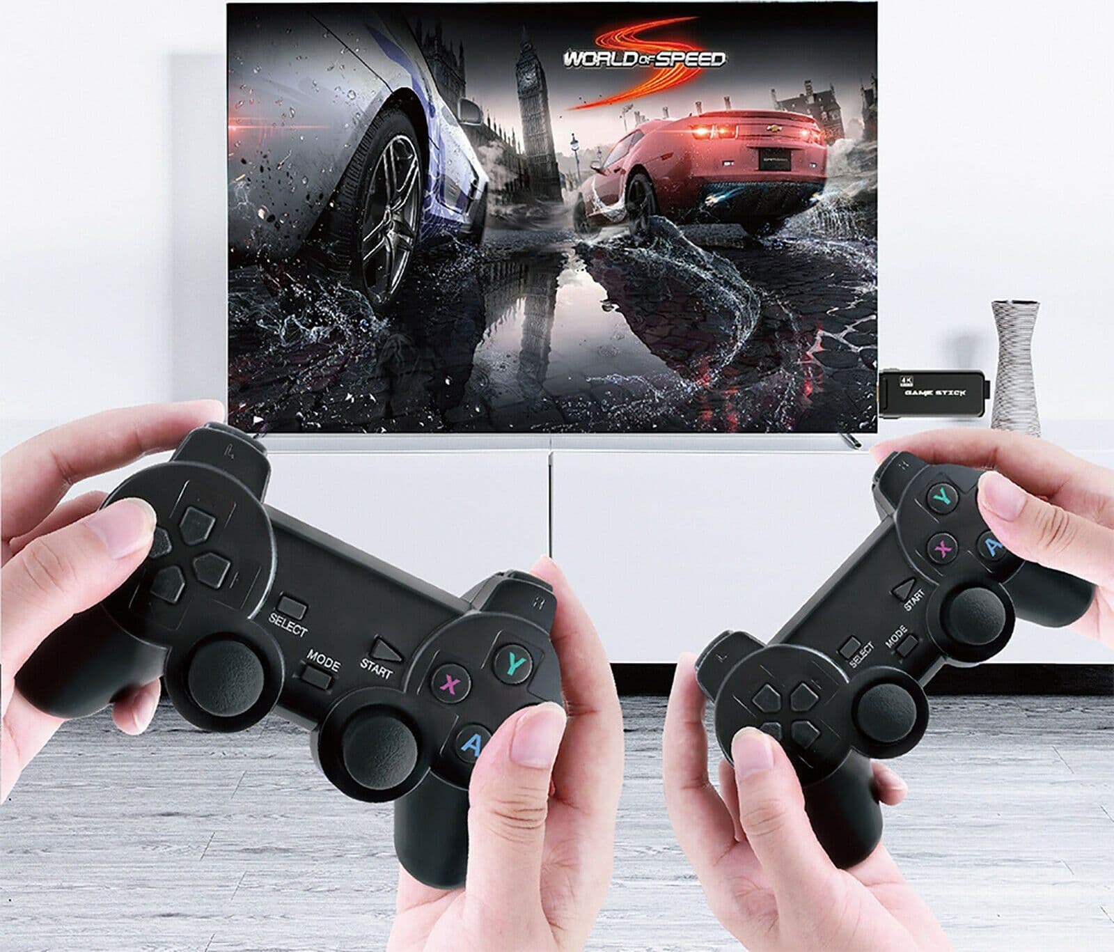 CONSOLE GAME STICK 3000 in 1 VIDEOGIOCHI ULTRA HD 4K HDMI 2 CONTROLLER JOYSTICK