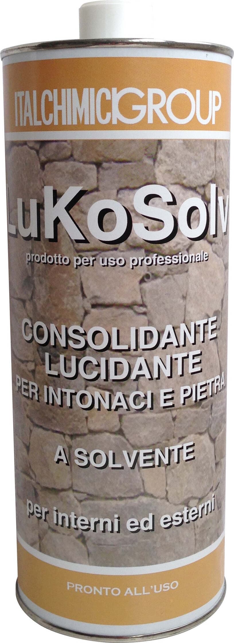 Consolidante E Lucidante Lukosolv Lt.1 per Intonaci E Pietre a Solvente per Interni Ed Esterni Pronto All'uso Fai da te/Pitture trattamenti per pareti e utensili/Diluenti e solventi Ferus - Montoro, Commerciovirtuoso.it