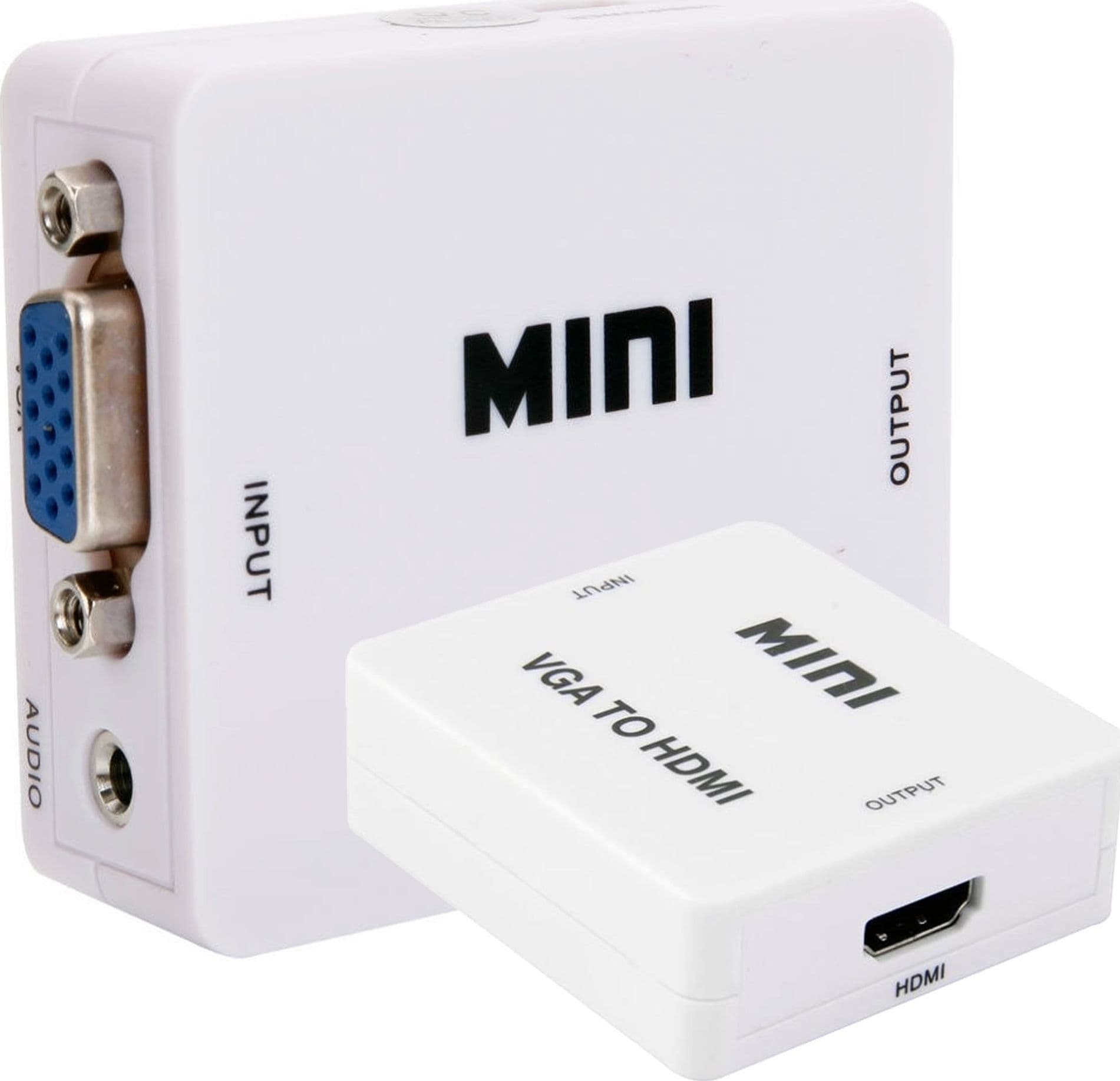 CONVERTITORE ADATTATORE MINI VGA A HDMI FULL HD VIDEO 1080P AUDIO PER PC LAPTOP Elettronica/Home Cinema TV e video/Accessori/Cavi/Cavi HDMI Trade Shop italia - Napoli, Commerciovirtuoso.it
