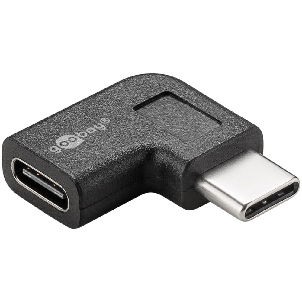 Convertitore-Adattatore-USB-C&trade-Maschio-/-USB-C&trade-Femmina-Angolato-Goobay