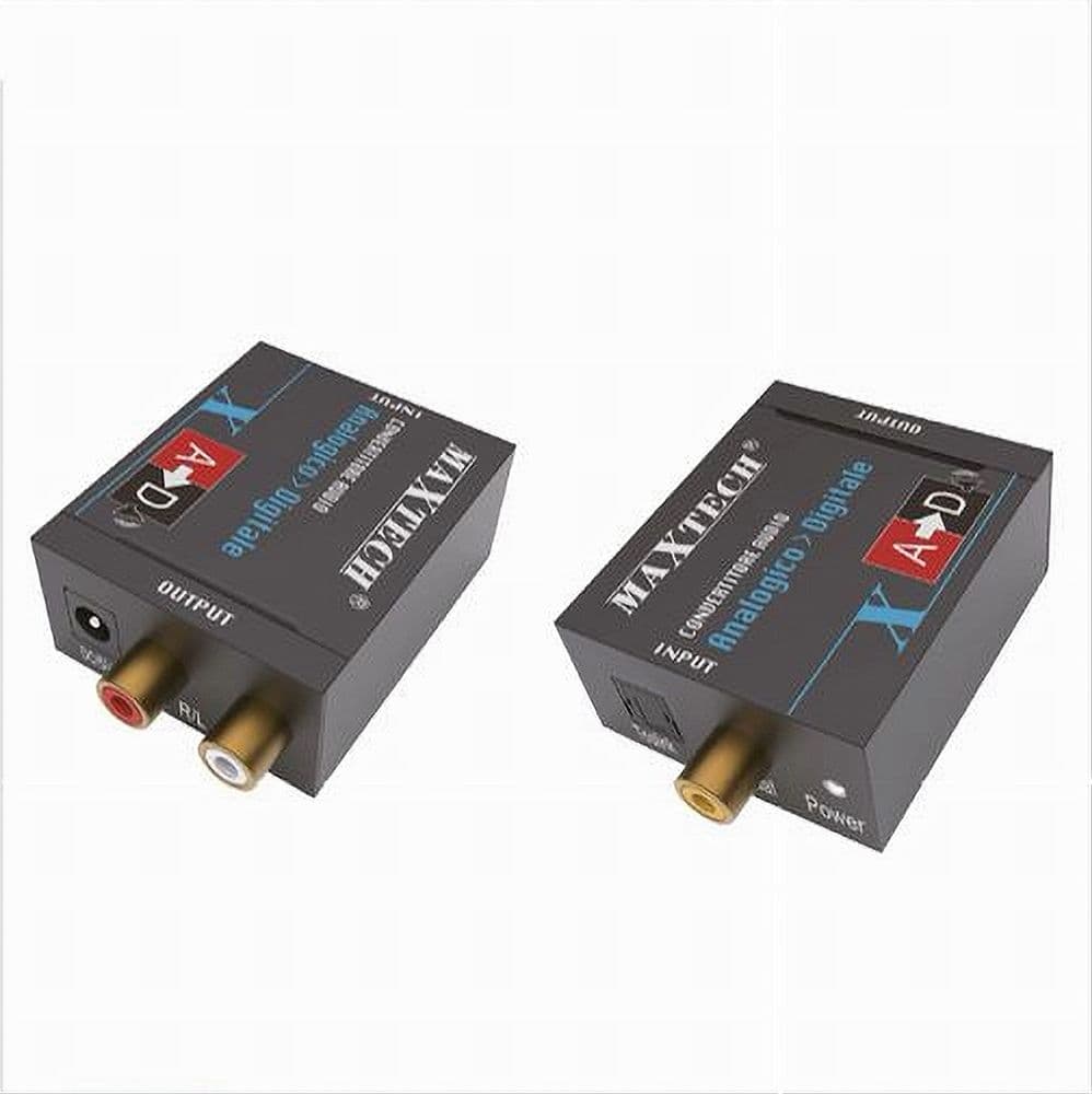 Convertitore Audio Da Analogico R/l A Digitale Coassiale Toslink Maxtech Dk-202 Elettronica e telefonia > Accessori Audio e Video > Adattatori Video Trade Shop italia - Napoli, Commerciovirtuoso.it