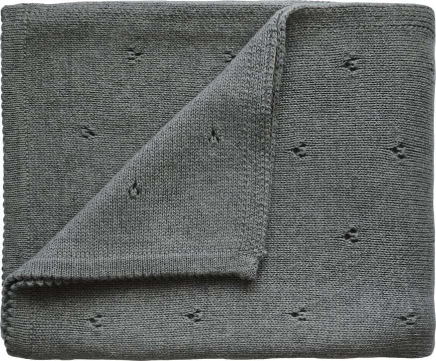 Coperta Mushie Baby Blanket Pointelle Gray Melange Casa e cucina/Tessili per la casa/Biancheria per culle e lettini/Coperte e copertine/Coperte La Casa Del Bebè - Napoli, Commerciovirtuoso.it