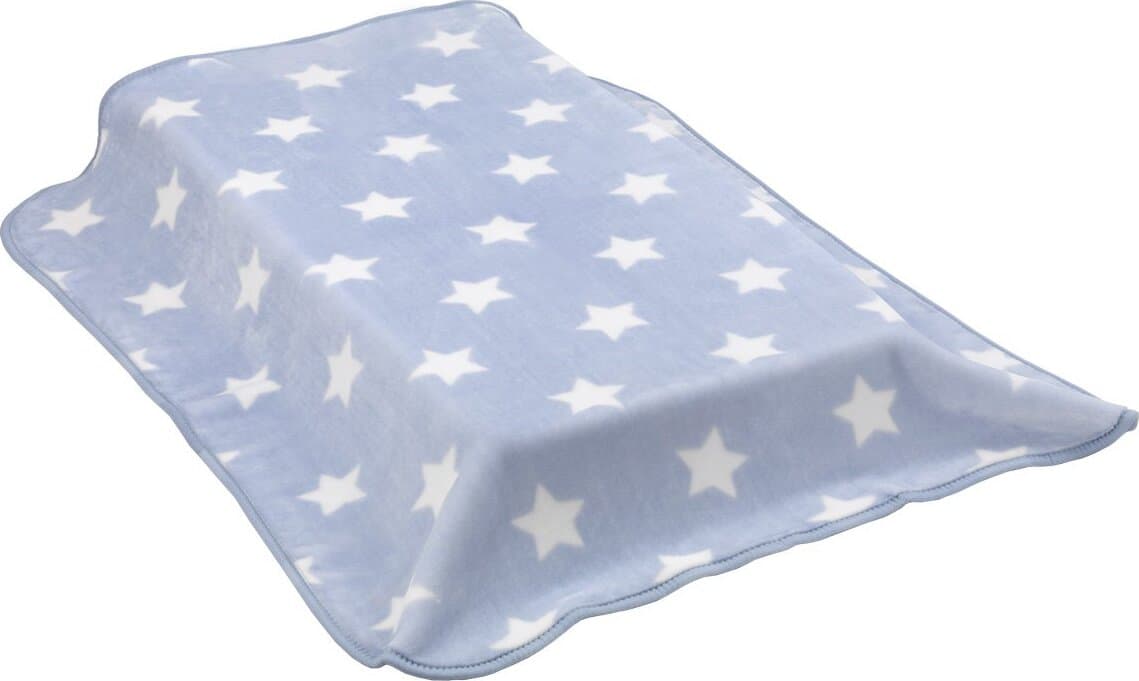 Coperta Raschel Culla 80X110X1 Cm Star Azzurro Casa e cucina/Tessili per la casa/Biancheria per culle e lettini/Coperte e copertine/Coperte La Casa Del Bebè - Napoli, Commerciovirtuoso.it