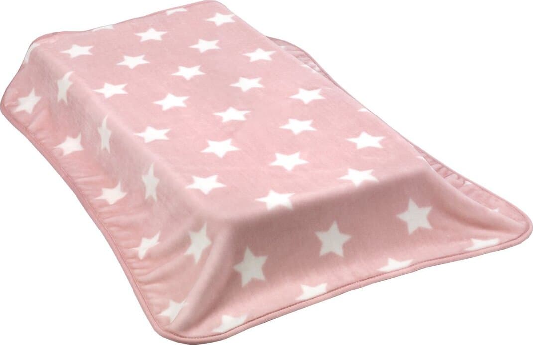 Coperta Raschel Culla 80X110X1 Cm Star Rosa Casa e cucina/Tessili per la casa/Biancheria per culle e lettini/Coperte e copertine/Coperte La Casa Del Bebè - Napoli, Commerciovirtuoso.it