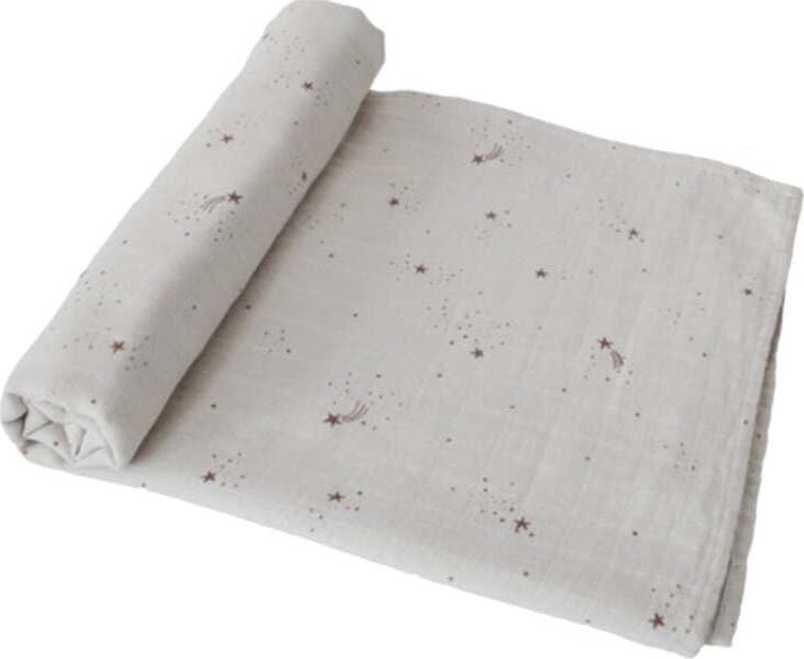 Copertina Mushie in cotone organico 100% Stelle Prima infanzia/Allattamento e pappa/Bavaglini/Bavaglini La Casa Del Bebè - Napoli, Commerciovirtuoso.it