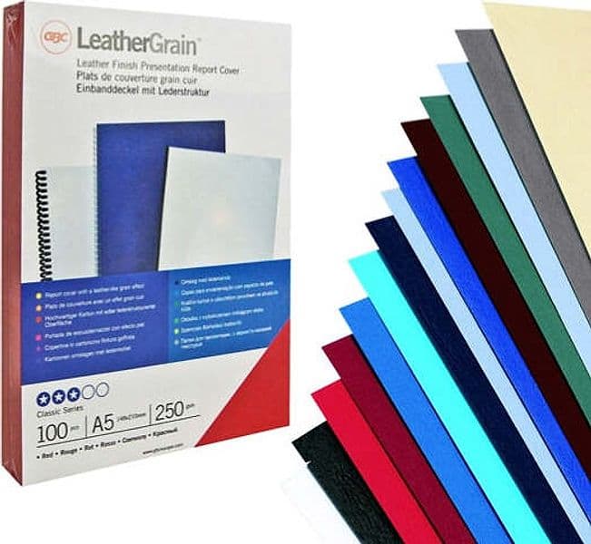 Copertine LeatherGrain per rilegatura - A4 - goffrate - blu - 250 gr - GBC - conf. 100 pezzi Cancelleria e prodotti per ufficio/Elettronica per ufficio/Rilegatrici e accessori/Copertine per rilegatrici Eurocartuccia - Pavullo, Commerciovirtuoso.it