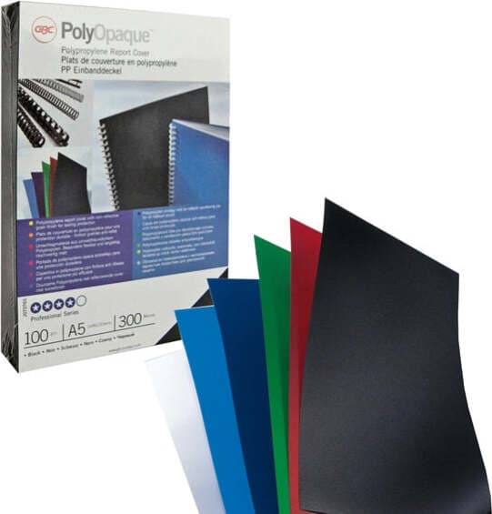 Copertine PolyOpaque - A4 - 300 micron - PPL - nero coprente - GBC - conf. 100 pezzi Cancelleria e prodotti per ufficio/Elettronica per ufficio/Rilegatrici e accessori/Copertine per rilegatrici Eurocartuccia - Pavullo, Commerciovirtuoso.it