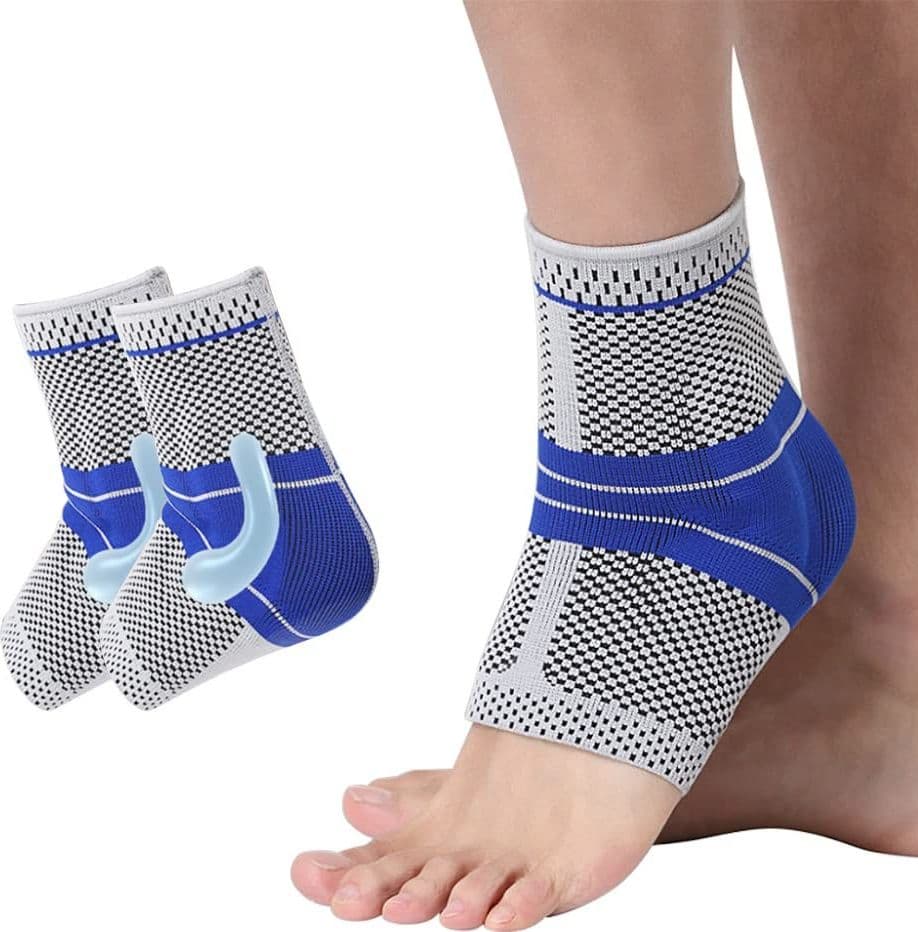 Coppia Cavigliere Supporto Per Caviglia Anallergica Elastica Sport Blu Salute e cura della persona/Prodotti e apparecchiature mediche/Supporti imbracature e sollevatori/Supporti per gambe e piedi/Cavigliere Trade Shop italia - Napoli, Commerciovirtuoso.it