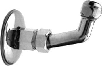 Coppia di curvette per sottolavabo da 1/2X10 completa, in ottone in Mensole bagno BagnoClic.it - Pregnana Milanese, commercioVirtuoso.it
